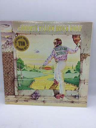1973 Elton John Goodbye Yellow Brick Road Double Gatefold Vinyl Lp Nm Vinyl
