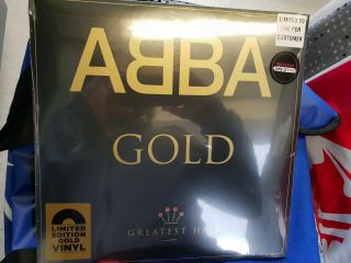 Abba Gold Greatest Hits Hmv Limited Gold Vinyl 1000 Copies