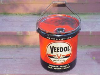 Veedol Flying A Motor Oil 5 Gallon Empty Can