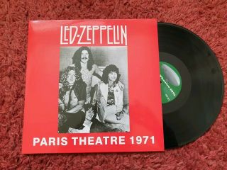 Led Zeppelin Paris Theatre 1971 Rare Live Lp Robert Plant Jimmy Page