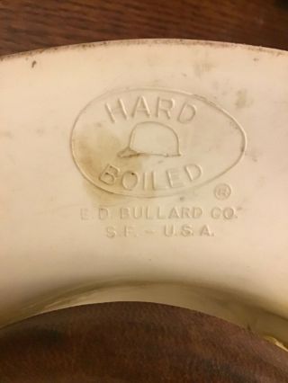 Vintage Bullard Hard Hat Southwestern Bell Model 303 Safety “Hard Boiled” 70‘s 5