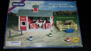 Breyer - Stablemates Little Red Stable Set Old Stock