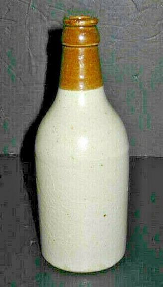 Con.  Murphy Ginger Beer TwoTone Stoneware Jug Antique Pottery Bottle Syracuse NY 3