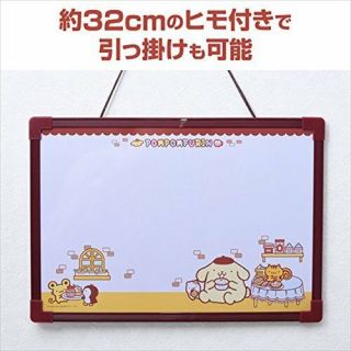 Pompom Purin Whiteboard (red,  black marker,  4 magnets,  1 stand stand) 3