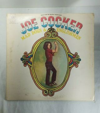 Joe Cocker " Mad Dogs & Englishmen " Vinyl Lp (1970) Sp 6002 A&m Records