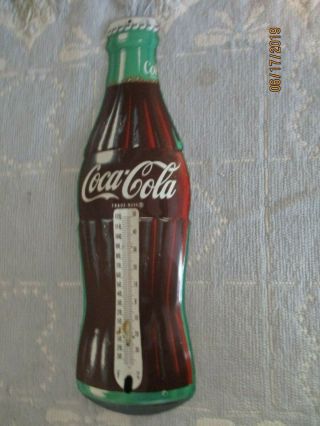 Vintage Coca - Cola Thermometer By Donasco Non -