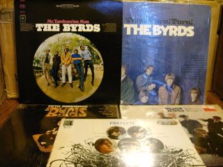 Byrds Complete: All 9 Orig 1960s/70s Studio Vinyl Lps (, Preflyte) Details Below