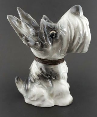 Scottish Terrier Scotty Dog Puppy Occupied Japan Ceramic Vintage Euc