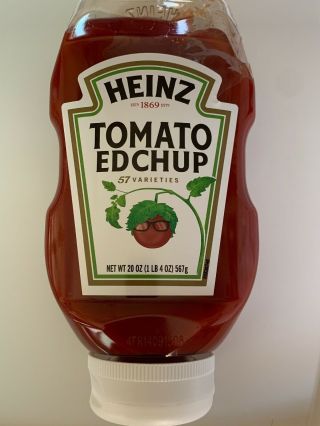 Heinz Tomato Edchup Ed Sheeran X Heinz Ketchup Limited Edition In Hand Rare