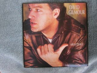 David Gilmour About Face Vinyl Record Pink Floyd 1984 Lyric Sleeve Nm