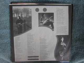 DAVID GILMOUR ABOUT FACE VINYL RECORD Pink Floyd 1984 Lyric Sleeve NM 4