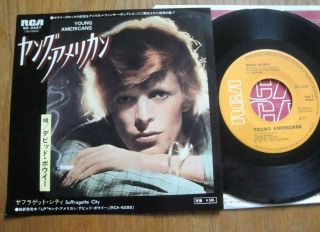 David Bowie - Young Americans / Suff.  City - Japan 7 " 45 Single - Rca Ss - 2447