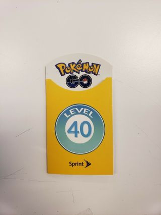 Pokemon Go Level 40 Trainer Patch Badge Sprint