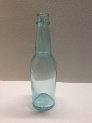 Antique Aqua A.  B.  G.  M Co.  Beer Bottle J 10 Embossed On Bottom. 5