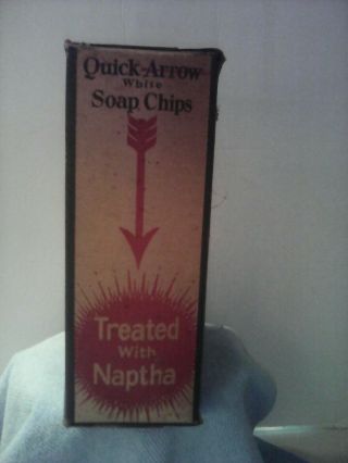 Vintage Quick Arrow White Soap Chips Laundry Box 2
