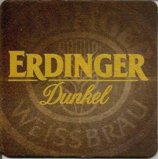 Special Offer For Alfred 6 Erdinger Beer Coasters From Turkish Market