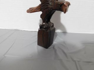 Bald Eagle Flying.  Hand Carved From (Sono) Iron Wood With Details - 2. 3