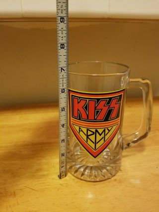 Kiss Army Beer Stein/glass