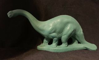 Sinclair Dinoland Brontosaurus Wax Plastic Mold - A - Rama 60s 70s Souvenir Toy
