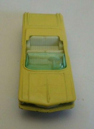 Matchbox Lesney Yellow Pontiac Convertible 39 CN 2