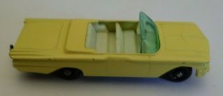 Matchbox Lesney Yellow Pontiac Convertible 39 CN 3
