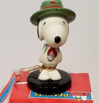 Westland Giftware Peanuts Snoopy Beagle Scout Bobble Head Figurine Item 18202