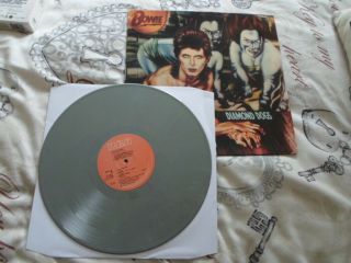 David Bowie " Diamond Dogs " Grey Specaled Vinyl Lp