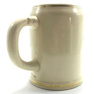 Vintage Gerz Beer Stein Tankard Mug W Germany.  5 L Hunt Scene Gilt Lined No Lid 4