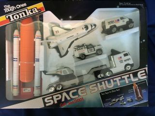 Tonka Tough Ones Gift Set 2001 Nasa Space Shuttle Gift Set Complete W Box