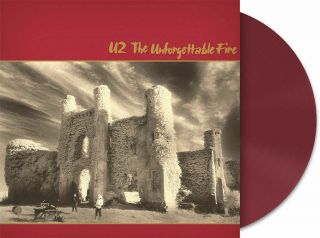 U2 The Unforgettable Fire Wine Red Vinyl Lp - Hmv Uk Excl 15th June -