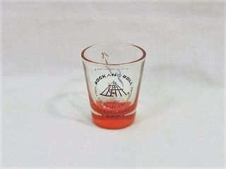 Rock & Roll Hall Of Fame Shot Glass Cleveland Ohio