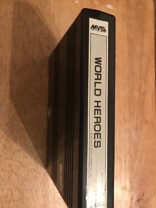World Heroes Neo Geo Mvs Cartridge Authentic Snk