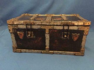 Huntley & Palmers Iron Chest Biscuit Tin,  1907,