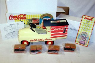 1997 Coca Cola Limited Edition Die Cast Metal Pedal Delivery Truck 1:3 Scale