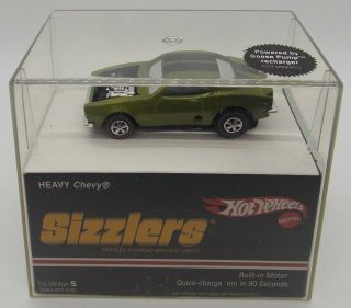 Hot Wheels Redline Sizzler Heavy Chevy In Olive,  In Package