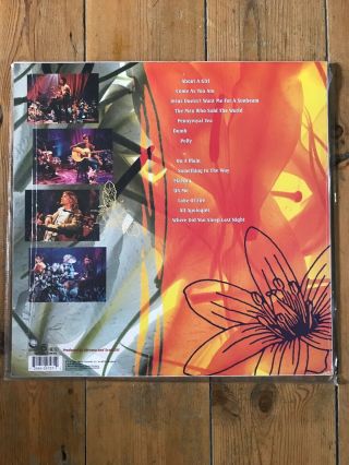 Rare Nirvana ' Unplugged in York ' 1st EU Pressing White Vinyl 1994 GEF 24727 2