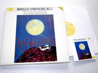 Mahler Symphony 7 Dgg Digital 2 Lp Box Bernstein -