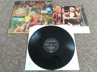 Iron Maiden - Bring Your Daughter (uk 1991 12 " Vinyl Single,  Giant Calendar)