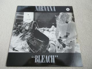Nirvana - Bleach LP Pink Marble Sub Pop SP34 Mudhoney Soundgarden Pearl Jam 4