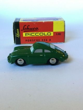 Schuco Piccolo Diecast Porsche 356a Cabriolet 1:90 Germany