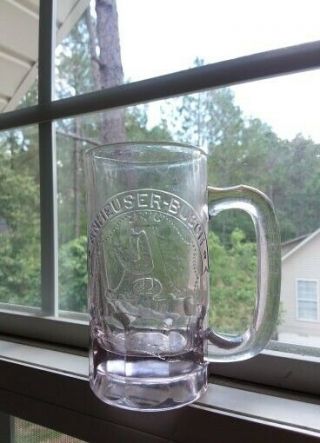 Rare Pre Pro Anheuser Busch Beer Mug Glass With Logo