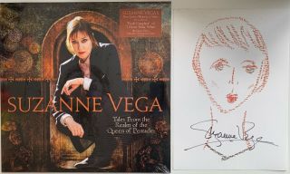 Suzanne Vega Tales From The Realm Of The Queen Of Pentacles Vinyl,  Signed Print