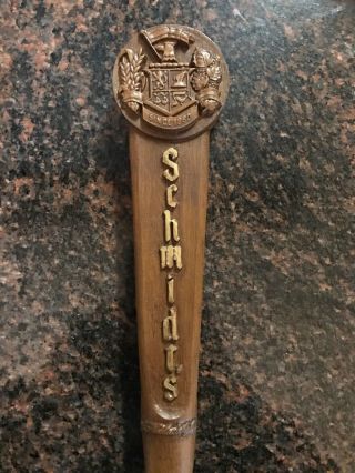 schmidts schmidt ' s wood handle beer tap long handle barware Old Stock 4