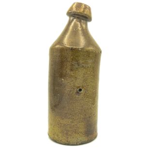 Antique Stoneware Crock Bottle Beer Jug Clay Pot No Markings