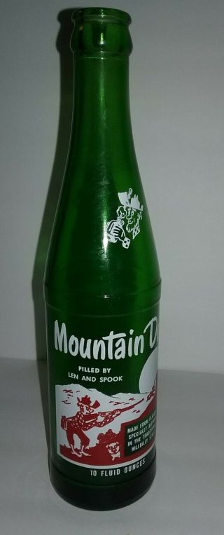 Mt Dew Hillbilly Bottle Tickle Your Innards Filled By Len & Spook Cond