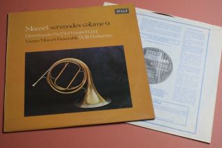 Sxl 6724 Mozart Serenades Vol.  9 Vienna Ensemble Boskovsky Decca Uk Stereo Lp