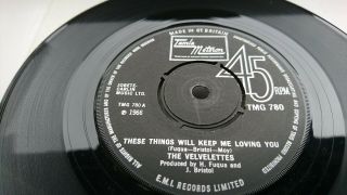 The Velvelettes These Things Will Keep Me Loving Y Northern Soul 45 Tamla Motown