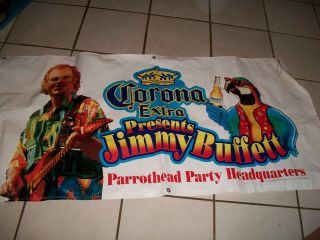 Large Vinyl Corona Jimmy Buffett Parrothead Party Banner