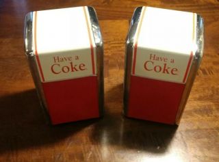 Vintage Coca - Cola ® 1992 Metal Napkin Holder Dispenser Have A Coke (2)