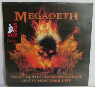 Megadeth Night Of The Living Megadeth Live In York City Lp Vinyl Record
